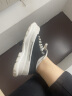苏系帆布鞋女2025新款春季透气百搭松糕厚底情侣小白鞋老爹鞋男 黑色（麦昆帆布鞋）顺丰发货 38 实拍图