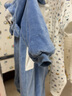 拉比婴儿衣服连体衣秋冬男童女加厚保暖哈衣连帽夹棉宝宝爬服金貂绒 连帽蓝色 59cm 实拍图