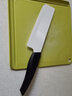 KYOCERA京瓷家用切菜刀陶瓷刀厨房刀具官方旗舰店日本进口刀刃切肉片刀 150mm中华刀黑色 实拍图
