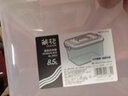 茶花 收纳箱收纳盒小号整理箱塑料储物箱手提桌面办公宿舍零食化妆品车载药箱首饰盒 粉红1个(8.5L) 实拍图