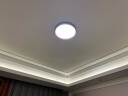 新特丽（COMELY）卧室吸顶灯超薄智能客厅灯现代简约调光调色房间灯具 碟玉 111139调光调色直径35cm 实拍图