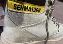 森馬（Senma）时尚潮流英伦加绒保暖马丁靴系带休闲男靴M610313608 月光灰 41码 实拍图