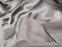 京东京造 真丝枕套 桑蚕丝绸纯色枕头套 单只  48*74cm 灰色 实拍图