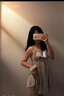 花感睡衣女性感睡衣性感睡裙冰丝吊带夏薄款带胸垫吊带女士睡衣套装 香草绿睡裙【丝绸款】 M 实拍图