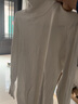 真维斯（JEANSWEST）毛衣男秋冬新款针织衫青少年针线衫内搭保暖百搭纯色打底衫毛线衫 白（高领毛衣） XL (推荐130-150斤) 实拍图