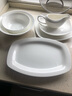 瓷秀源 纯白骨瓷碗家用饭碗汤碗面碗创意餐具简约瓷器可订制LOGO 6.5英寸金鼎碗2个 实拍图