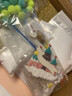 淘尚 宝宝满月纪念手足印泥新生婴儿手脚印泥百天周岁照片相框 12寸粉框【蛇宝宝款】 实拍图