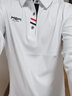 PGM 高尔夫服装 春秋男士长袖T恤 比赛同款球服 速干衣服 YF095-白色 M 实拍图