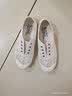 斯凯奇（Skechers）女平底鞋夏季网面蕾丝透气鞋子女士时尚低帮113821 乳白色/OFWT 36 【正码正拍】 实拍图