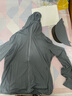 BRELRMON防晒衣女男夏季薄款防紫外线可拆外套冰丝透气皮肤风衣防晒服骑行 KY5999A暗夜灰-男 4XL 实拍图