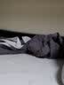 南极人（Nanjiren）纯色磨毛被套150x200cm单件被罩1.5米x2米单人学生宿舍被套单件 本白+灰色【亲肤透气可裸睡】 单被套 150cm*200cm 实拍图