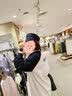 MUJI 防紫外线 可水洗折叠 鸭舌帽 帽子防晒 DBA53A4S 黑色 均码 55-57 实拍图