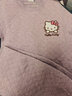 Hello Kitty女童保暖内衣套装加绒加厚纯棉儿童夹棉秋衣秋裤套装女全棉保暖衣 紫色3层夹棉 55501 120 cm适合115-125 实拍图