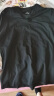京东京造【抗菌小白T】5A级抑菌长袖T恤男40支新疆棉合体打底t恤  黑L 实拍图