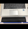 宜丽客（ELECOM） 护腕垫 进口硅胶人体工程学 键盘垫 鼠标垫防鼠标手办公家用 键盘垫 陨石黑 实拍图