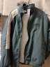 忆克萨立领羊羔毛情侣外套男棉衣羽绒棉服男冬季痞帅加厚潮牌服痞帅炸街 my06绿色 S (关注店铺礼品) 实拍图