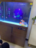 西龙新中式大型超白鱼缸客厅家用水族箱下过滤底滤懒人免换水屏风隔断 观景缸15*15*20 尺寸 实拍图