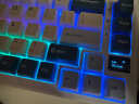 RKS75三模机械键盘2.4G蓝牙有线RGB全键无冲81键带旋钮0.66吋OLED屏插拔轴充电锂电池晓月版云雾轴 晒单实拍图