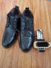 花花公子 男士皮鞋男鞋商务正装（内增高6cm）休闲鞋青年皮鞋英伦皮鞋防滑 ZG8106黑色（增高） 37 实拍图