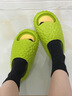 暖之缘榴莲拖鞋男夏外穿新款搞怪EVA厚底防滑室内家居踩屎感凉拖鞋男士 芒芒绿 38-39 (适合37-38码) 实拍图