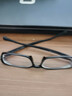 派丽蒙（PARIM）高度近视眼镜框男方型小黑框女商务配度数防蓝光镜片眼镜架PR7820 镜框+1.67防蓝光近视片 实拍图
