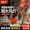 德力西（DELIXI）锂电暴风机充电式鼓风机吹灰尘大功率吹风机强力除尘器吹雪机 实拍图
