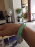泽心雅玉 翡翠玉手镯糯冰种豆绿色处理级少女款送女友 内径62-63（适合130斤-140斤） 实拍图
