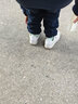 鸿星尔克童鞋儿童板鞋男童女童小白鞋秋季轻便透气休闲运动鞋百搭休闲 正黑/正白 -偏小1码 34 实拍图