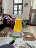 哈比鹿儿童滑滑梯家用室内小型游乐场可折叠滑梯幼儿园宝宝玩具周岁礼物 灰色|篮球架+封闭踏板 实拍图