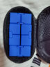 助城铝合金无限魔方合金魔方创意减压玩具解压神器无限方块带收纳盒 半合金盖帽（110克）手感蓝 实拍图