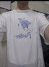 玺物短袖T恤男宽松舒适青年上衣半袖情侣圆领五分袖学生打底衫白色t恤 纸飞机白色+GF黑色 2XL-建议140-150斤左右 实拍图