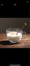 哲韵 耐热钢化玻璃杯可微波炉牛奶杯早餐杯奶茶杯麦片杯咖啡杯大容量 470ml+塑料盖子+勺子 实拍图