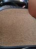 首赋四季亚麻汽车坐垫春夏秋冬季透气办公汽车居家座椅皆可用通风坐垫 咖色单个方垫 实拍图