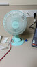 中联中联夹扇台式小型电风扇办公室壁挂风扇学生宿舍床上音轻摇头风扇// 180升级底盘款风扇 实拍图