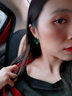 翡拉拉（fellala）绿光系列耳钉手绘彩晶珐琅耳环欧美复古耳饰女礼物 商场同款：大号/直径25mm 实拍图