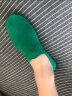 DearDevil（2双）新疆棉男士四季款袜子不掉跟深口棉质隐形袜防脱运动船袜透气排汗硅胶防滑短袜 2双绿色 39-43 实拍图