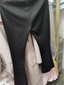 迈诺丹 春秋新款高腰喇叭裤女长裤垂感弹力运动裤喇裤休闲女裤冬裤子 黑色 彩腰喇叭裤 S 80-95斤 实拍图