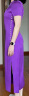 歌中歌（Song of Song）SongofSong歌中歌夏季【97%】典雅紫中式旗袍连衣裙 紫色 M/38 晒单实拍图