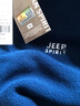 JEEP SPIRIT吉普马甲男抓绒摇粒绒春秋立领无袖背心男装外套 蓝色 3XL 实拍图