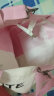 帆布包女单肩韩国原宿ulzzang日系韩版简约百搭森系大容量斜挎袋布包布袋 粉色拼白色 实拍图