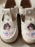 忻悦晴春秋款女童软底爱莎公主鞋儿童防滑豆豆鞋宝宝单鞋女孩洛丽塔潮鞋 YY-3鲜花 30 内长18.4CM 实拍图