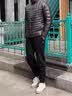 Foss Phil休闲裤子男士春夏季冰丝薄款宽松束脚裤直筒运动九分裤237深灰L 实拍图