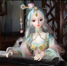 德必胜洋娃娃女孩公主玩具换装套装仿真人偶BJD娃娃玩偶儿童生日礼物 古装古风 孙尚香+衣服（共2衣） 三分60厘米超大号 实拍图