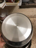 凌丰304不锈钢汤盆加厚加深汤碗洗菜盆和面盆沙拉盆调料盆 菜碟-内径30cm 实拍图