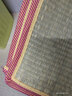 相思桐  凉席纯草席加厚白麻筋宁波草席单身宿舍老式1.2米0.9米1.5米 特密加厚红边款 0.9米宽*1.95米长 实拍图