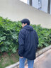 唐号（tanghao）纯色长袖卫衣ins重磅圆领加绒男宽松落肩原创卫衣纯色打底衫男女 白色 XL 实拍图