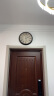 迪高客厅罗马数字欧式挂钟美式复古钟表装饰挂表时钟石英钟墙壁表挂墙 黑色 实拍图