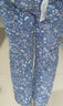 木吻纯棉花手工棉裤女加厚高腰保暖裤中老妈年妈人宽松休闲外穿冬装 蓝碎花 3XL身高155~172CM 125~140斤 实拍图