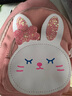 叕二叕 儿童背包户外儿童包可爱卡通小兔子儿童胸包时尚洋气女孩斜挎包 粉色 实拍图
