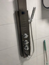 德希顿德国6022淋雨喷头套装家用恒温增压淋浴屏浴室洗澡枪灰花洒套装 枪灰恒温款-拒绝水温忽冷忽热 实拍图